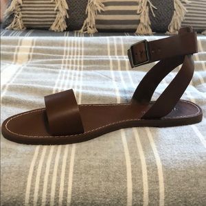 Madewell The Boardwalk Ankle Strap Sandals